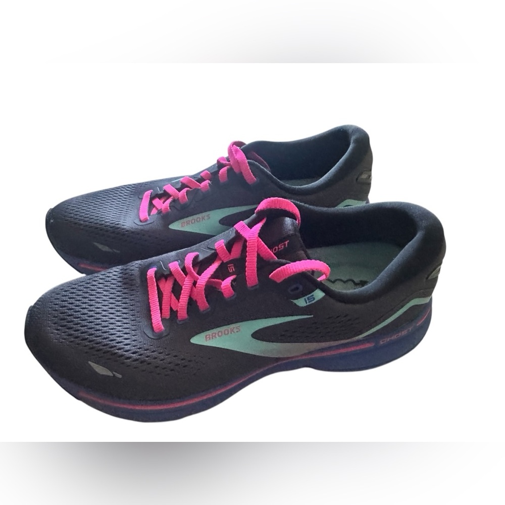 Brooks Women's Running Shoes - Black and Pink - Picture 9 of 10